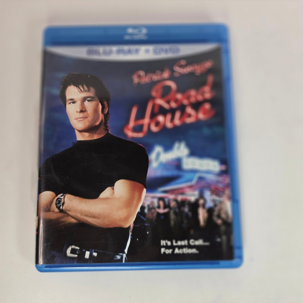 Road House Blu-ray DVD Combo Pack 1989 Patrick Swayze Sam Elliott Action Movie